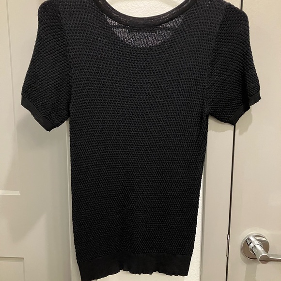 Zara Dark Knit Top - Picture 2 of 5